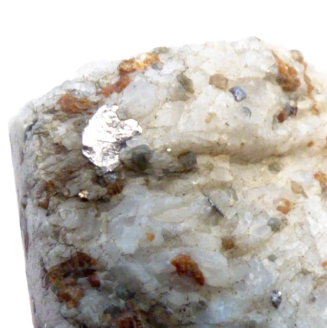 Molybdenite Franklinite (TL) Sterling Hill Mine New Jersey USA 6.5cm 117g