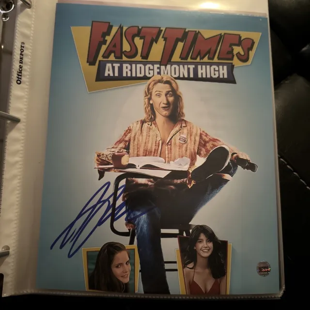 Sean Penn Fast Times At Ridgemont High Autographed 8x10 Photo W/ COA
