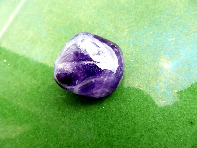 Minerales " Extraordinario Mineral De Amatista Rodada De Brasil  -  7D22 "