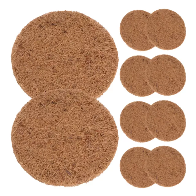 10 Pcs Coconut Fiber Bird Nesting Pads Breathable Brown Cushion