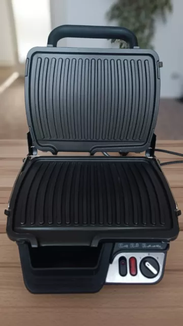 Tefal GC3060 3in1 Kontaktgrill edelstahl/schwarz mit Leichten Gebrauchsspuren