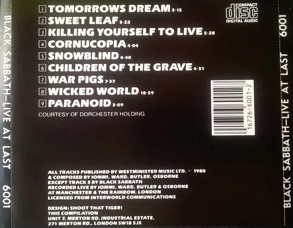 ozzy osbourne album 1986