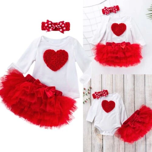 3 pz abiti neonata bambina vestiti abito tuta body set fascia