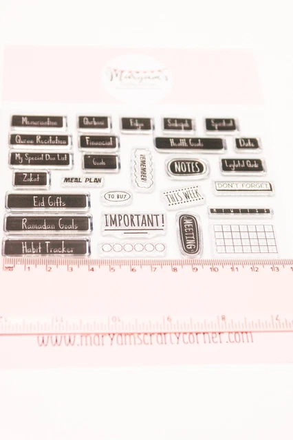 Estampillas islámicas únicas, planificador árabe, estampado de tinta perfecto para el Ramadán y el Estado Islámico