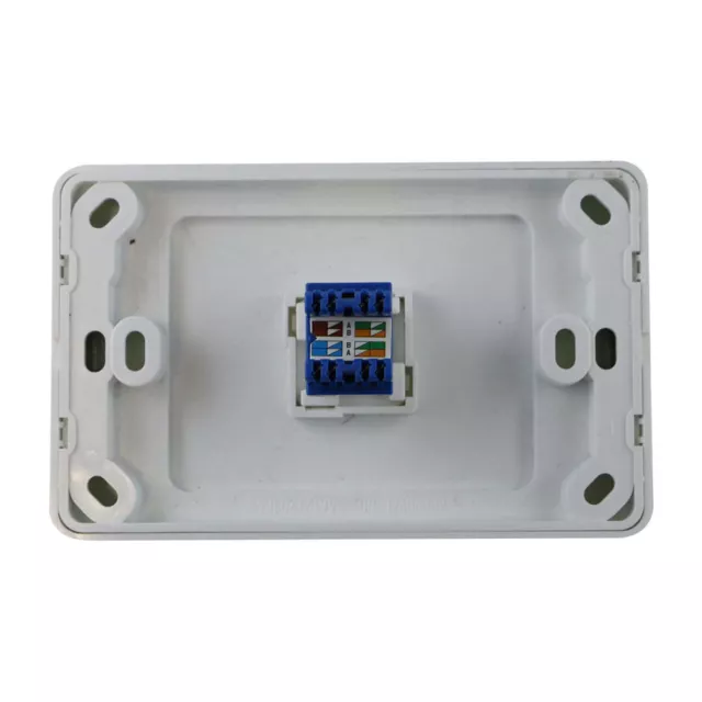 1 Gang Wall Plate Wallplate Clipsal Style 1 RJ45 Cat 6 Data Network LAN Jack 2