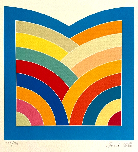 Frank Stella Litografía Adagp 2005 , 275 Ex ( Mel Ramos Jim Dine Jasper Johns )