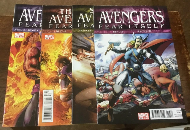 Fear Itself Lot (4 Comics) • Avengers, New Avengers, & Secret Avengers (Marvel)