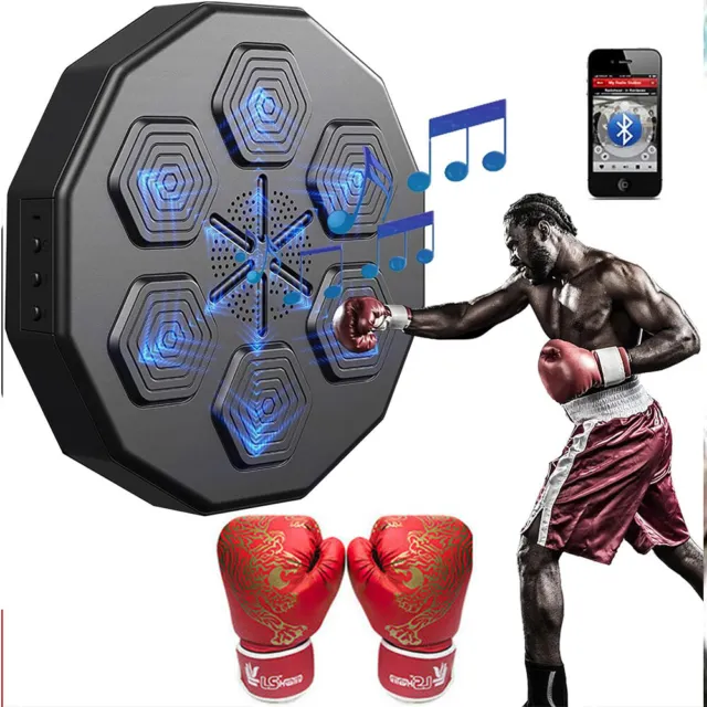 Boxing Training Target Wall Mount Bluetooth Music Indoor React Exercise Machine