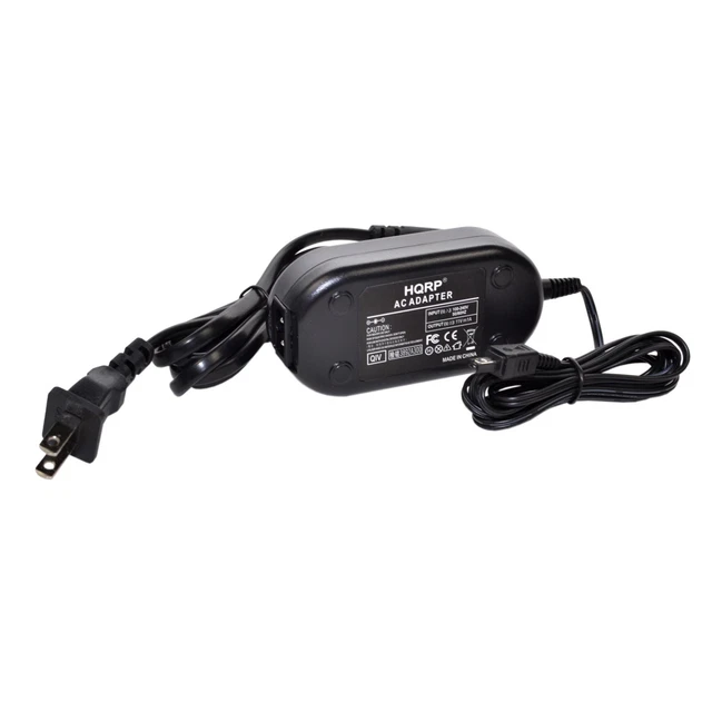 HQRP AC Adapter for JVC Everio GZ-MG630SU GZ-MG630SUS GZ-MG634 GZ-MG634E