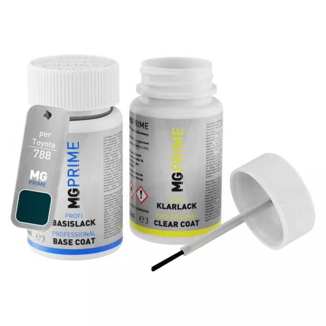 Kit stilo di ritocco per Toyota 788 Turquoise Pearl Metallic 2 x 50ml