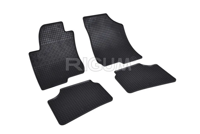 Tapis De Sol Caoutchouc 3D Pour Kia Soul 2009-2013 - 4 Pièces, Antidérapant, Noir