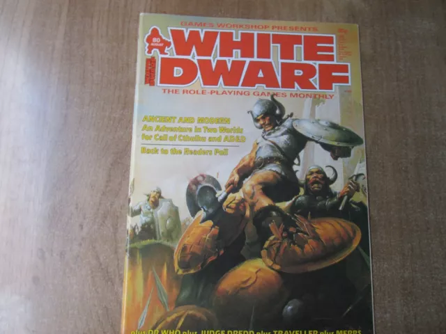 White Dwarf Mag Magazine Rpg Vgc Tsr Merp Gurp Ad&D Dungeon Dragon Gdw Issue 80