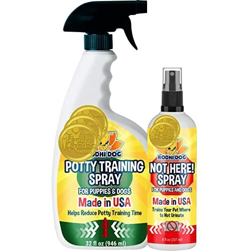 Potty Training Spray 32oz + Not Here! Spray 8oz Bundle