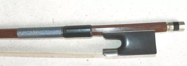 Old  Violin Bow German Copy Of "Tubbs",  Ready To Play