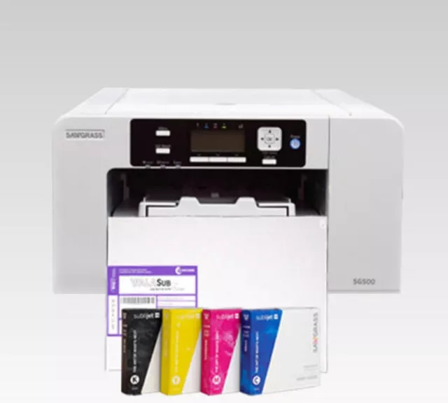 Sawgrass SG500 Sublimation Printer with 31 mL Inks - Never Used