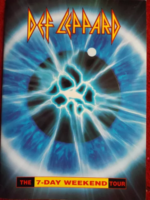 Def Leppard 1992/93 7 Day Weekend World Tour Programme