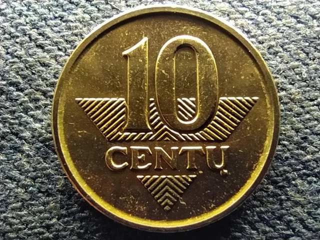 Lithuania 10 Centu Coin 2006 UNC