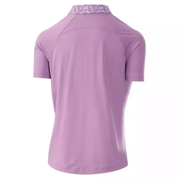 Island Green Ladies Zipped Golf Polo With Contrast Collar (Purple), BNWT, 12/14 2