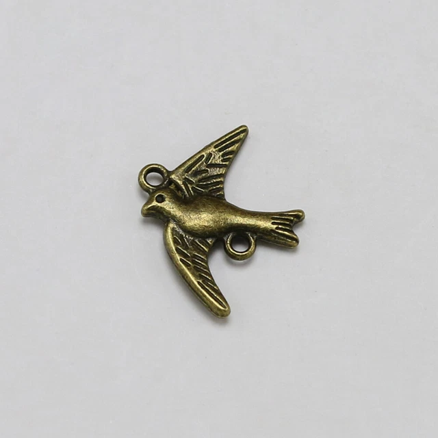 DIY DIY charm pendant set set 20 Stück Alloy Peace Dove Shape Anhänger Charms DI 3