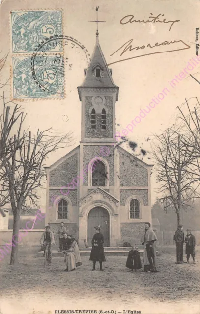 CPA 94420 The Plessis Treviso Church EDT Dultour ca1904