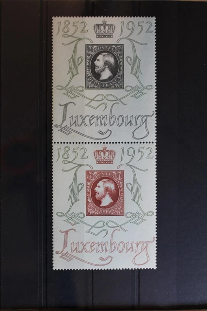 Luxemburg 488-489 postfrisch als Paar, Briefmarkenausstellung #RR491