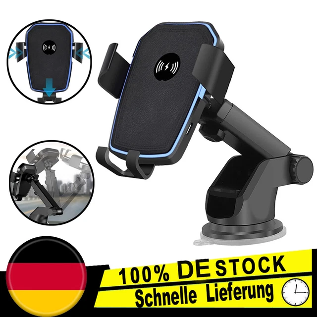 10W Fast Wireless Charger Auto Automatisch Handyhalterung Qi Ladestation Handy