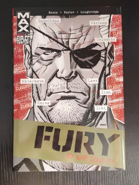 Fury My War Gone By Hardcover OHC MAX Marvel Garth Ennis FAST FREE SHIPPING