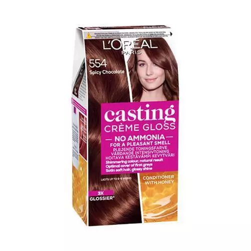 L'Oreal Paris Casting Creme 554 Spicy Chocolate Color de cabello sin amoníaco