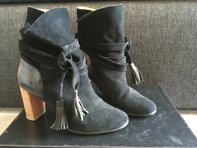 Bottines noires pour femme BA&SH