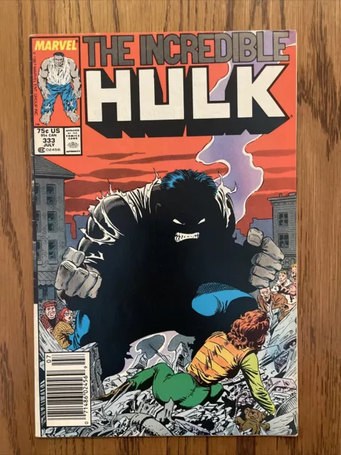 The Incredible Hulk #333 (Marvel Comics 1987) Todd McFarlane!! Newsstand, VF