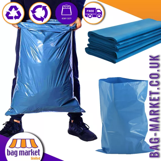 Rubble Sacks - Blue - Heavy Duty - 500gu -Builders, Rubbish, Waste, Strong, Bulk