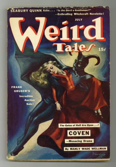 Weird Tales Pulp 1st Series Jul 1942 Vol. 36 #6 VG 4.0