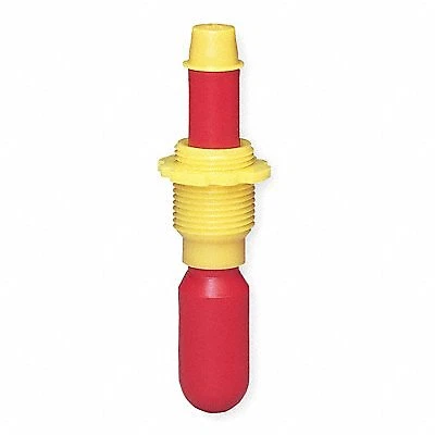 Vertical Drum Level Gauge: For 5 in Container Dp, 3/4 in, HDPE, For Drums For