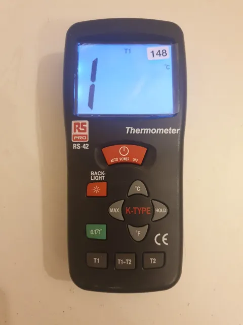 RS PRO RS42 kabelgebundenes digitales Thermometer (148)