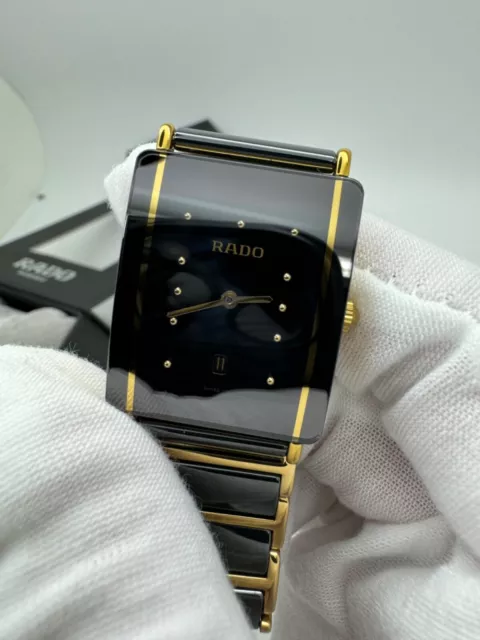 Rado Jubile Diastar Date Diamond Dial Titanium  Watch Runs New Bat. 160.0381.3