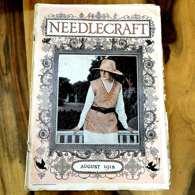 Needlecraft August 1918 Nice old ads