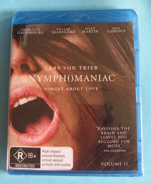 NYMPHOMANIAC VOLUME II BLURAY Charlotte Gainsbourg NEW SEALED 22.15