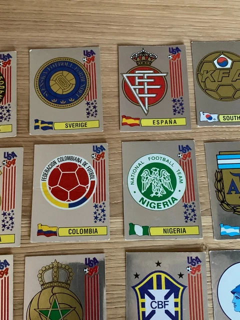 Autocollant Panini World Cup USA 94 – Roger Milla (Cameroun) – Original, Non Collé, état Neuf