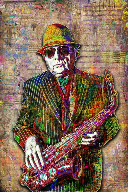 Van Morrison 20x30in Poster,  VAN MORRISON Music Print Art Free Shipping US