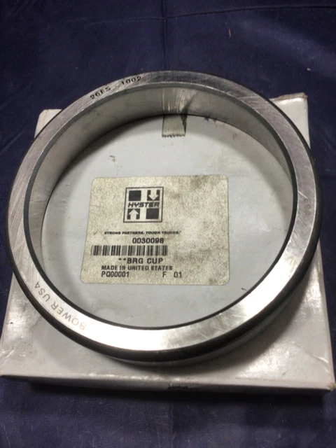 0030098  Steel BRG CUP  Hyster Forklift NEW