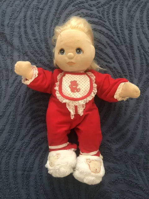 Vintage Mattel My Child Puppe 1985 36 cm ca. Originalkleidung Blond Spielzeug