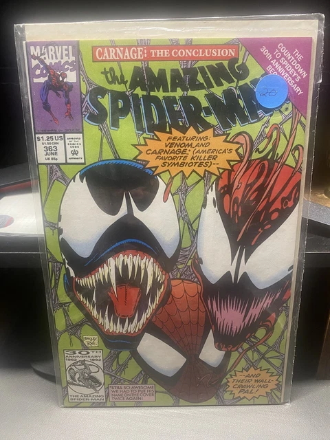 Amazing Spider-man #363 3rd Carnage Venom Marvel Comics 1992