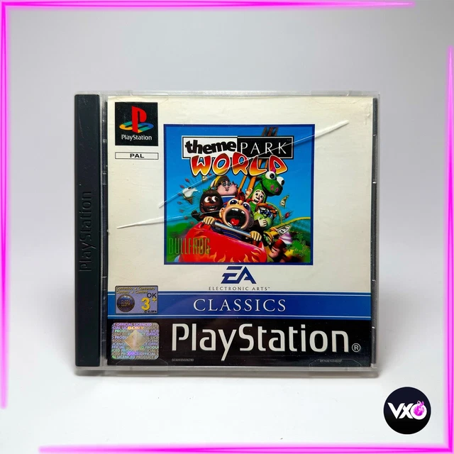 Theme Park World Sur PS1 (PAL, Complet, TBE, CIB) - Jeu Rétro
