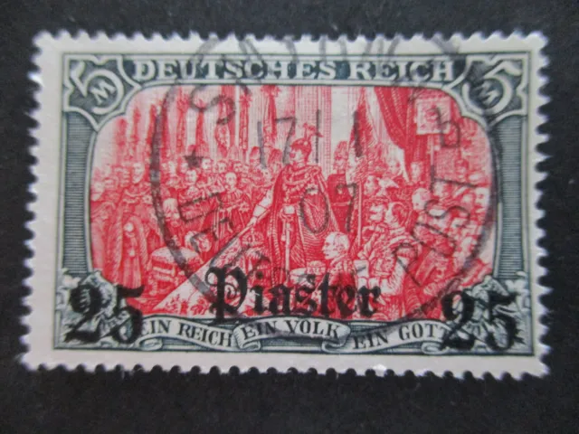 Deutsche Post in der Türkei, Nr. 35, gestempelt