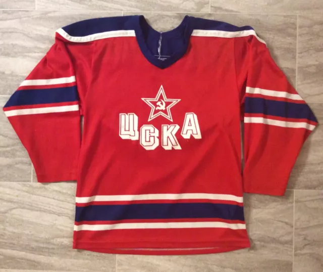  Russian 1980 CCCP White Hockey Jerseys by K1