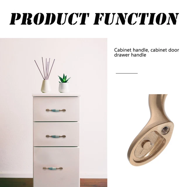 Cupboard Pulls Cabinet Door Single Hole Handle Drawer Pulls Kitchen Cabinet Door 6