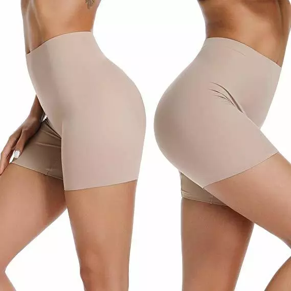 Womens Seamless Slim Waist Pants Body Shaper Shorts Firm Control Tummy Underwear