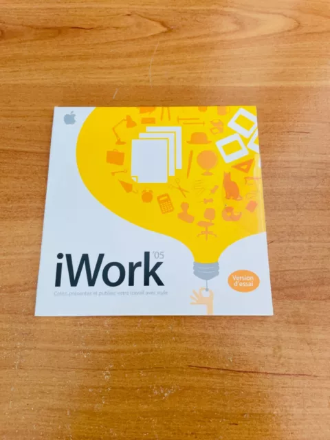 Apple Iwork 05 (2005) Trial Version *Still Sealed*