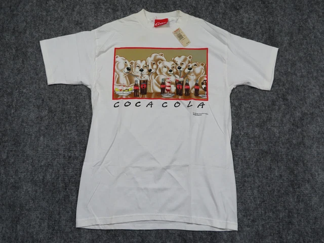 Coca-Cola T-Shirt Uomo Retro Logo – Maglietta Bianca Con Scritta Classica, Prodotto Ufficiale, Vestibilità Comoda - 5