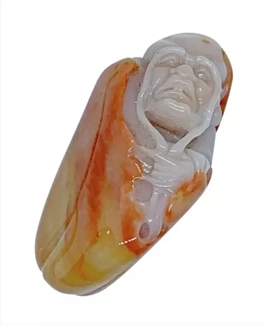 Late 20Th C. Hand Carved Jadeite  , 100% Untreated, Grade A, A Must See !!!!
